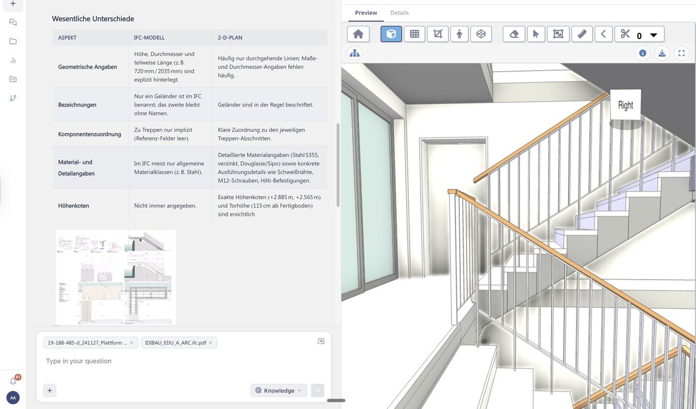 Aidocr: Planprüfung und BIM-Analyse